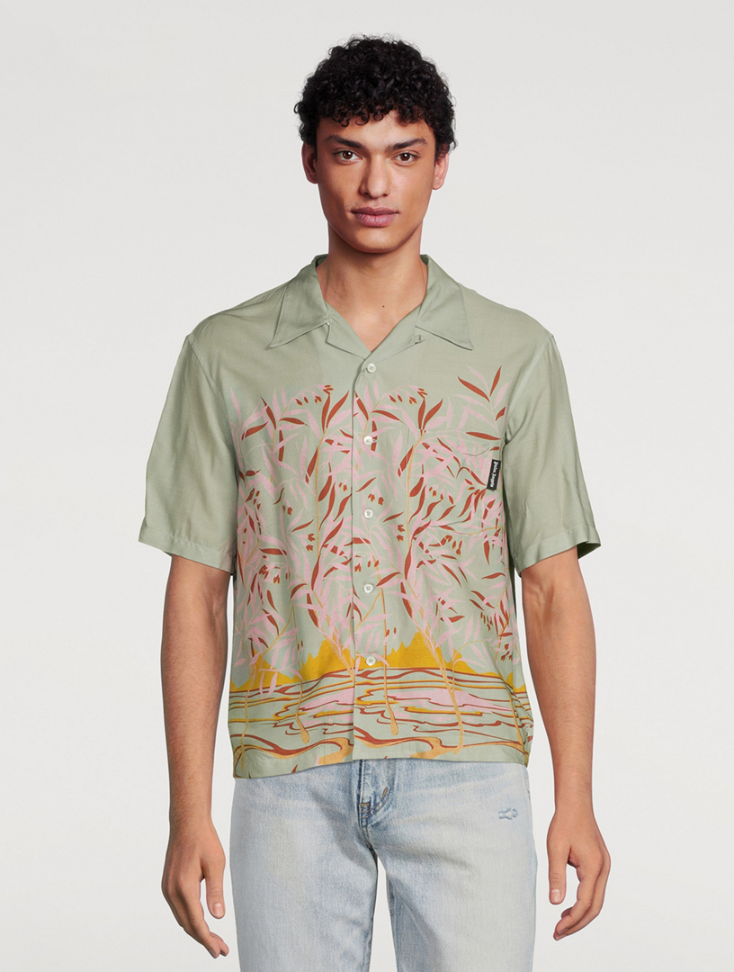 PALM ANGELS Lagoon Bowling Shirt | Holt Renfrew