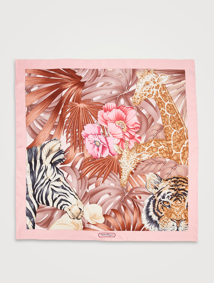 Salvatore ferragamo silk scarf shop