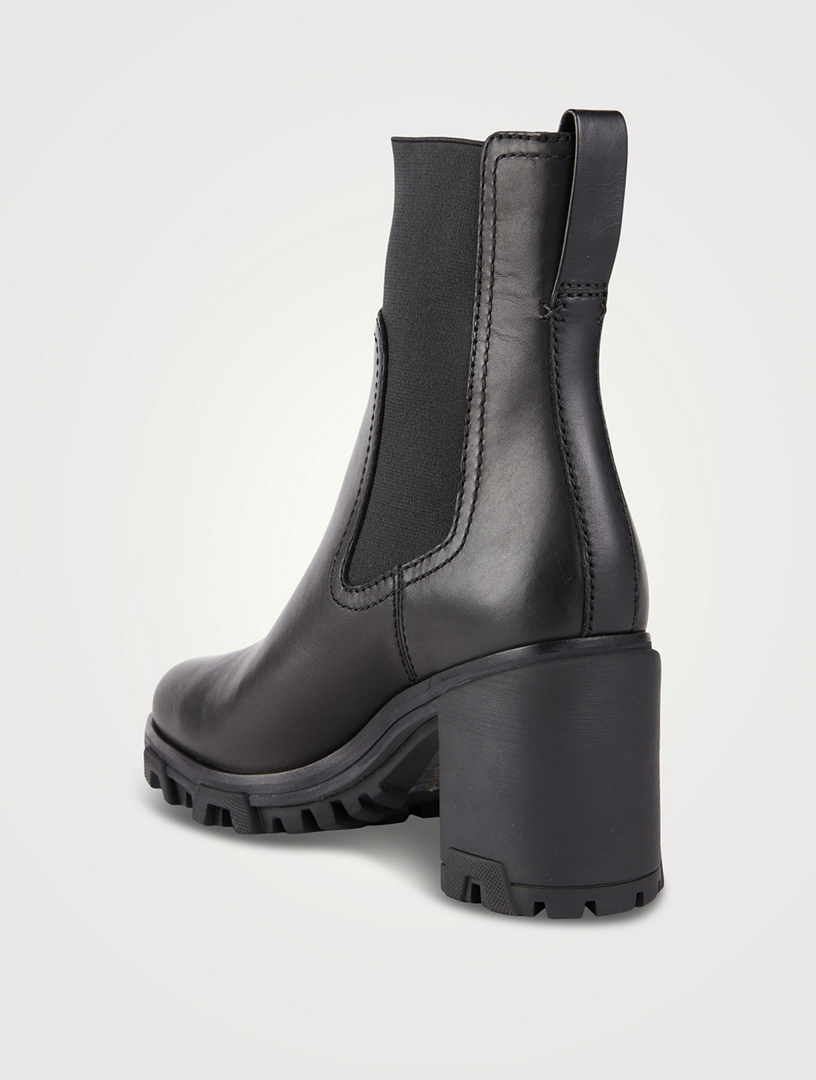 Shiloh Leather High Heel Boots