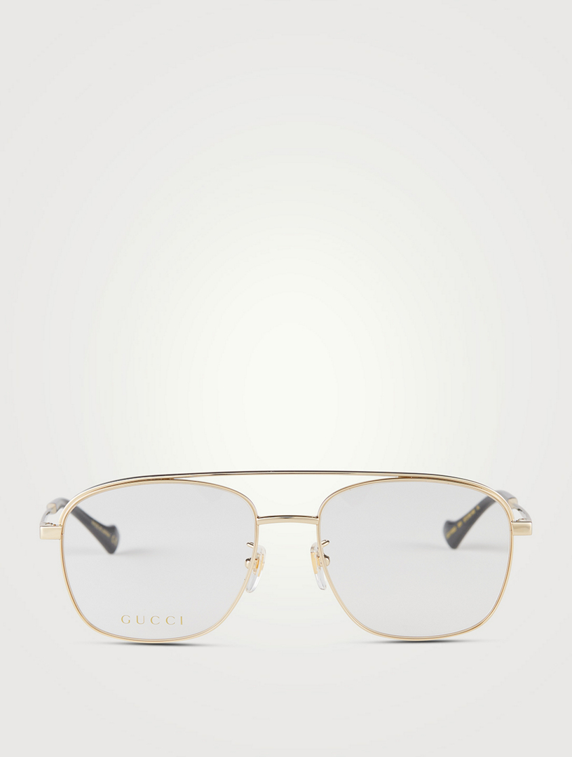 Gucci aviator optical glasses deals