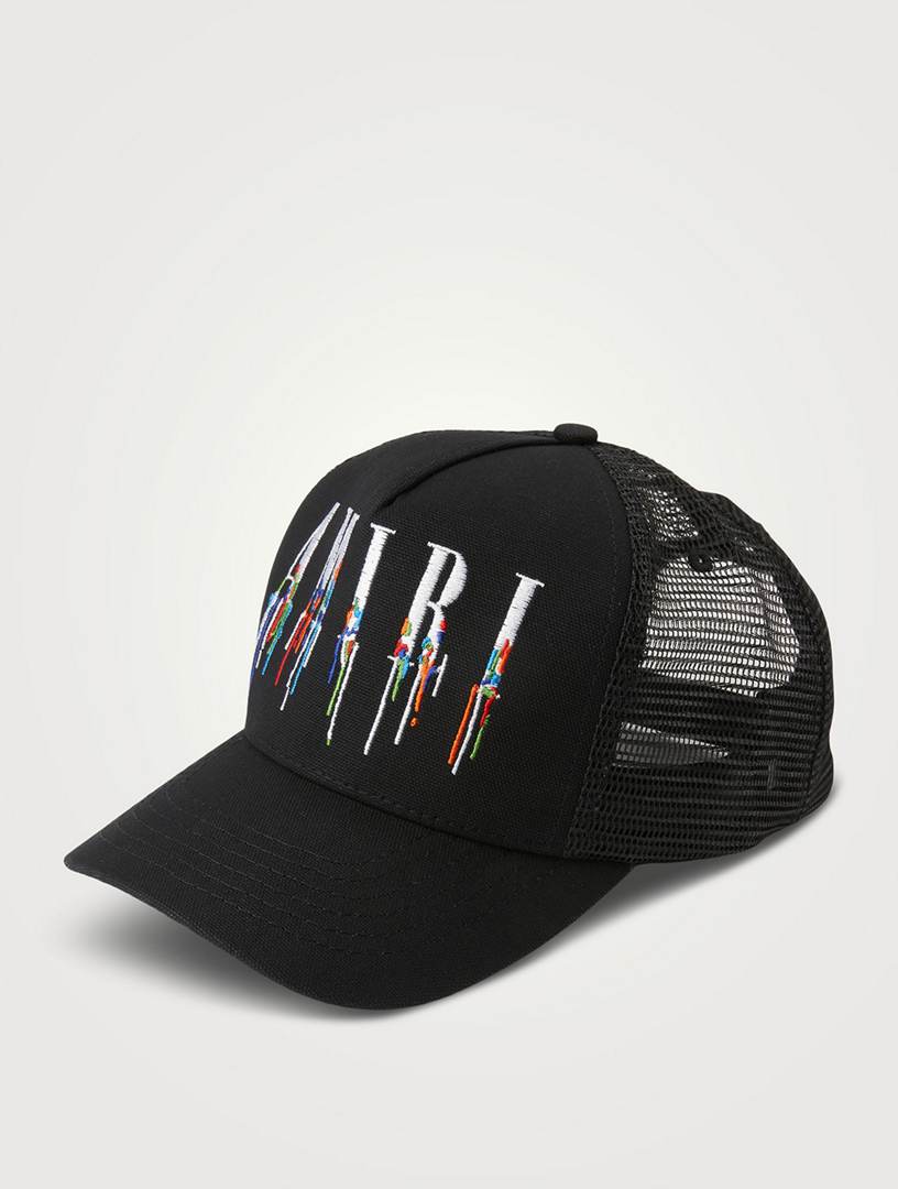 AMIRI Paint Drip Logo Trucker Cap Amiri