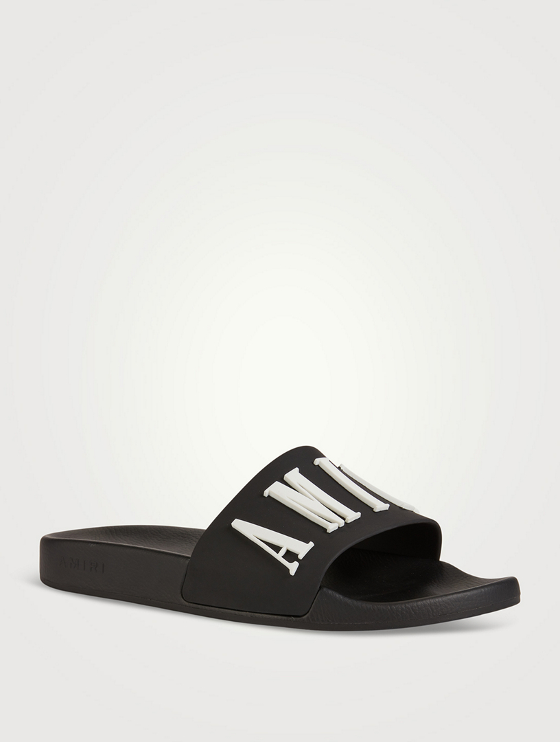 AMIRI Logo Pool Slide Sandals | Holt Renfrew
