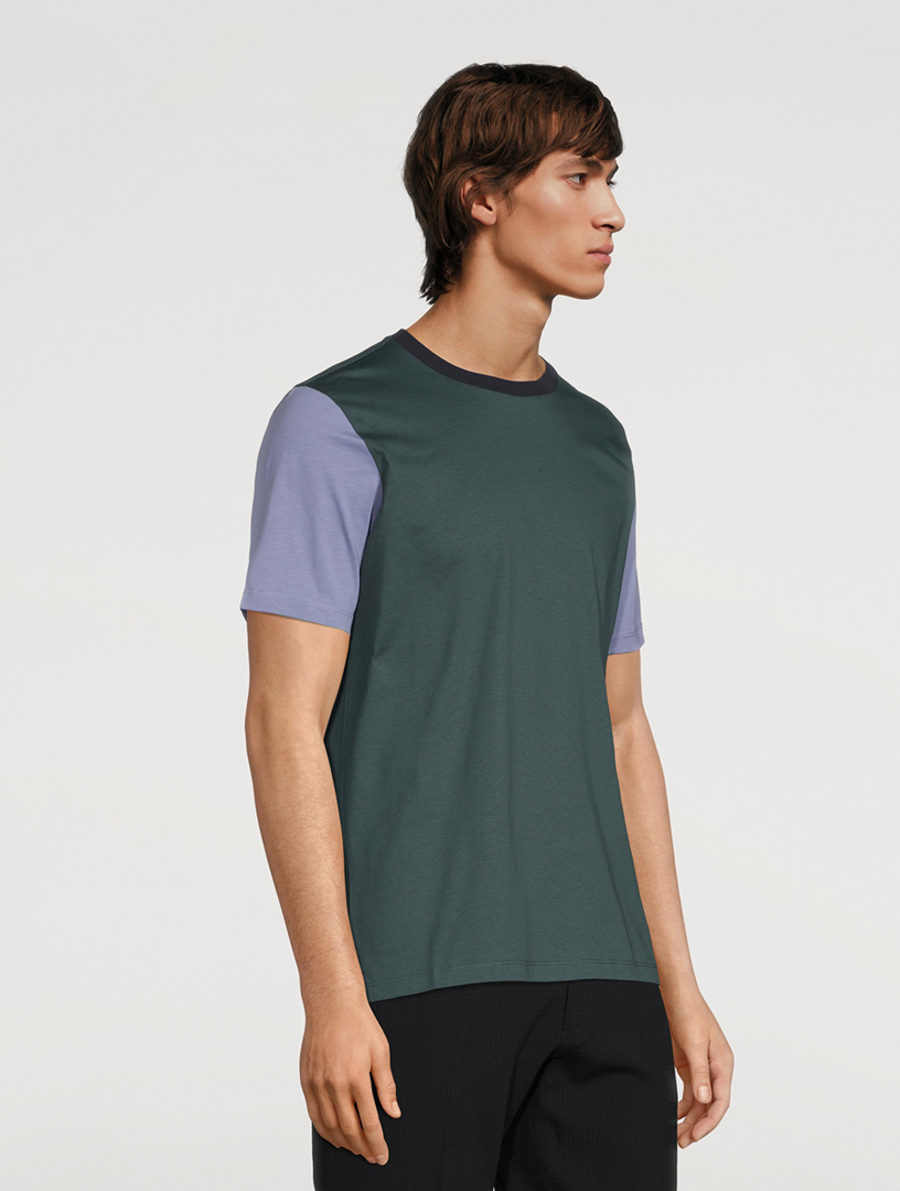 Cotton Colourblock T-Shirt