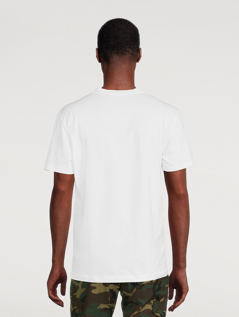 Cotton T-Shirt With Camo Heart