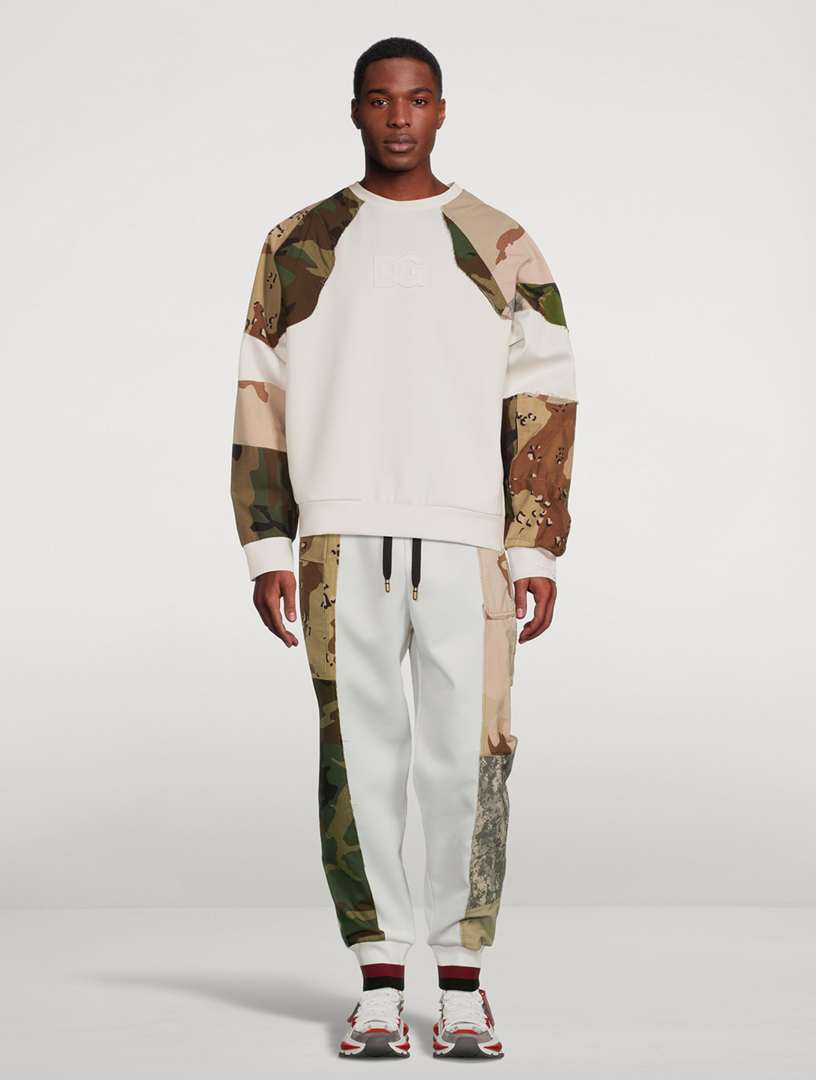 Patchwork Sweatshirt With DG Logo