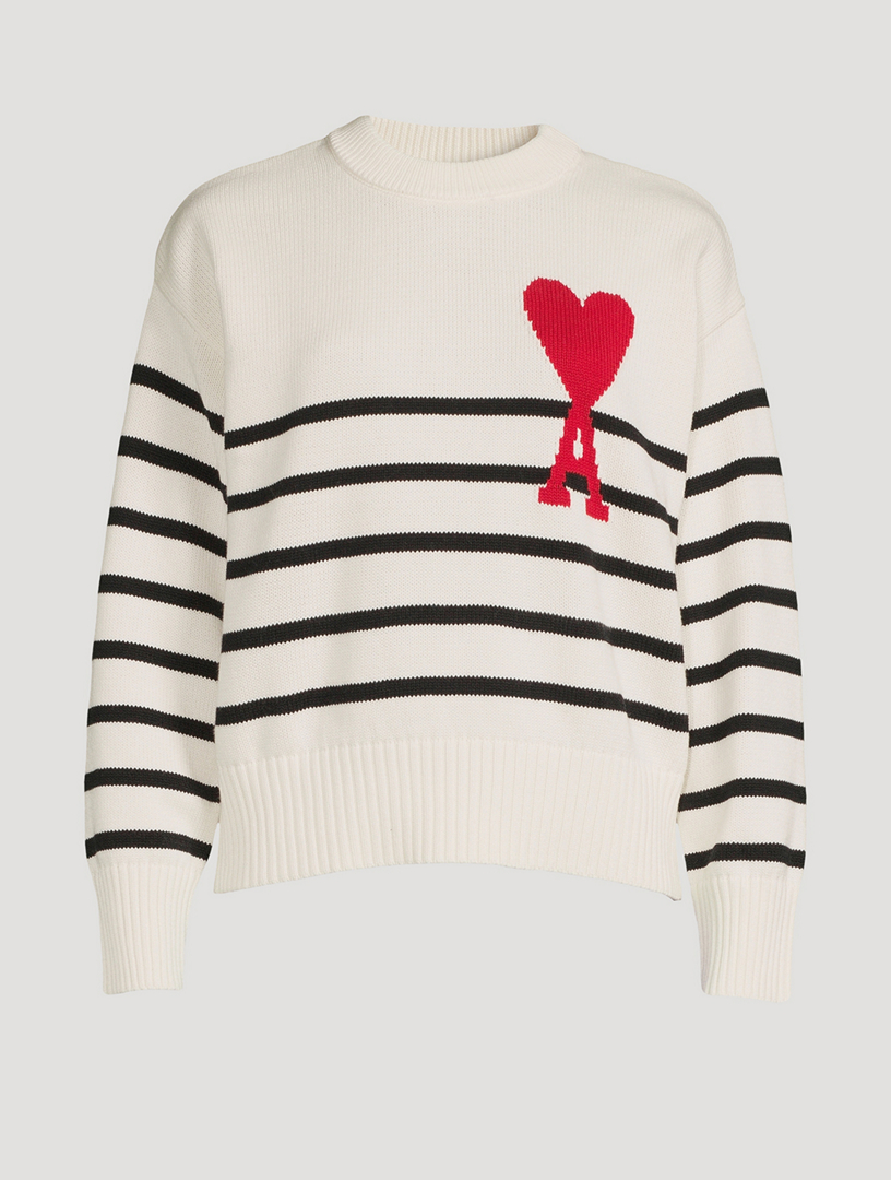 Ami striped clearance sweater