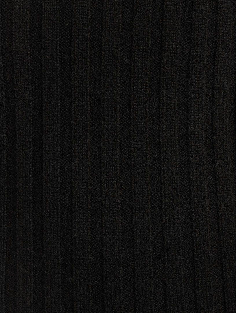 Diagonal Zip Turtleneck Sweater