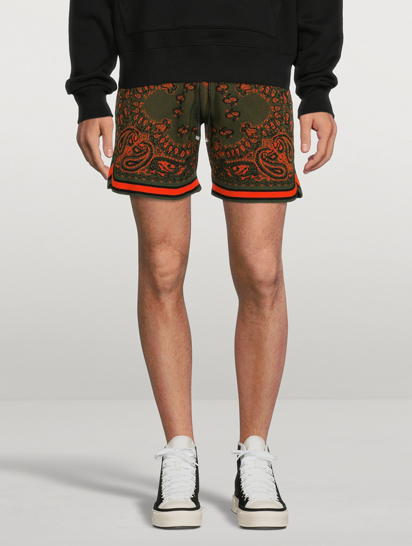 Cotton And Cashmere Bandana Shorts