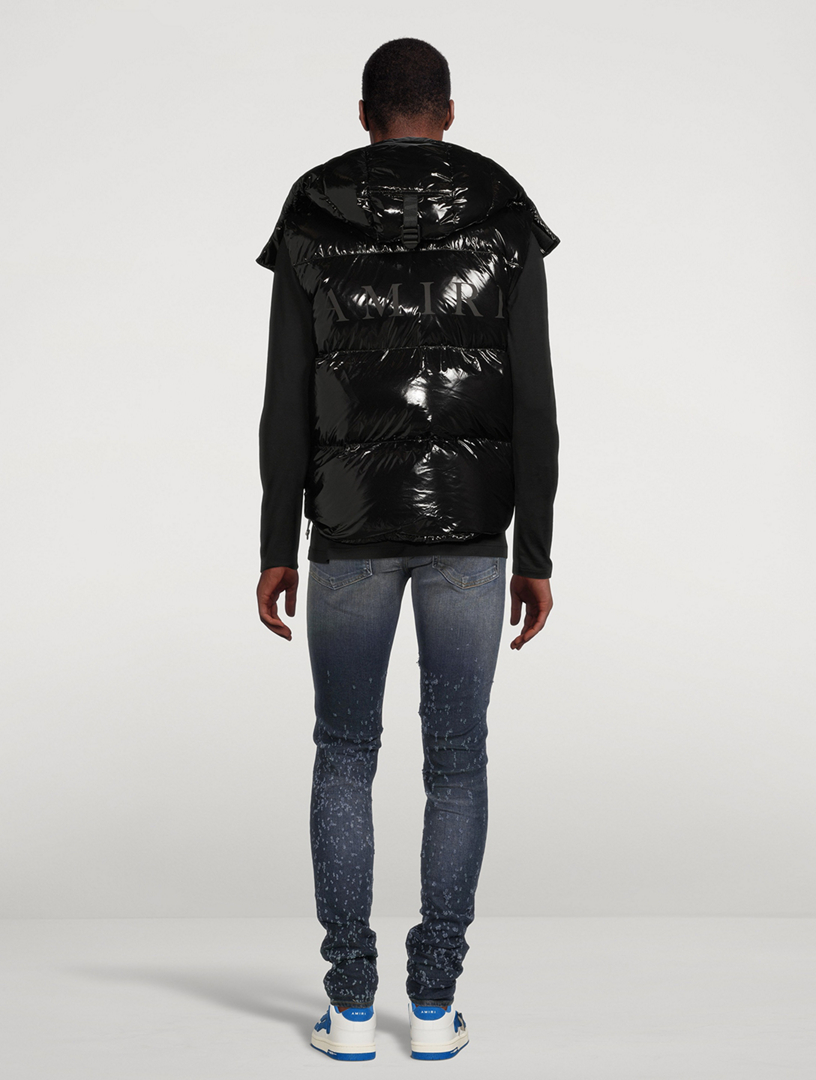 AMIRI Down Puffer Vest With Back Logo | Holt Renfrew