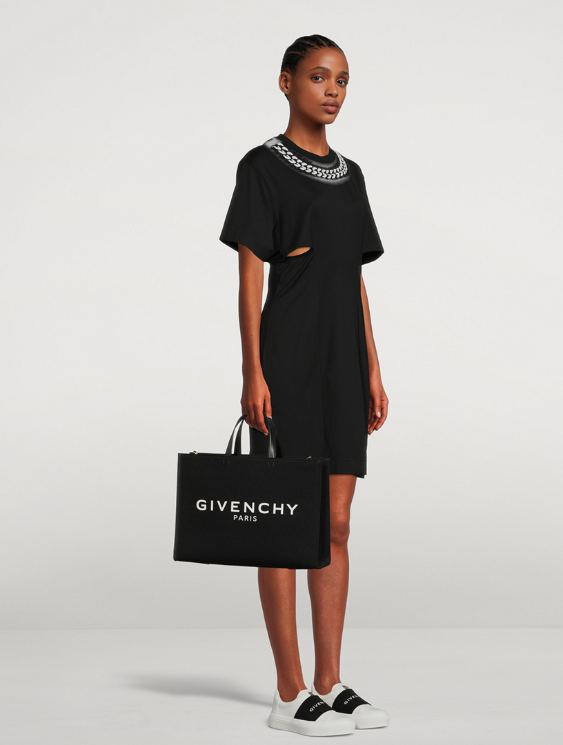 G Tote Medium 4 G Denim Shopper in Black - Givenchy