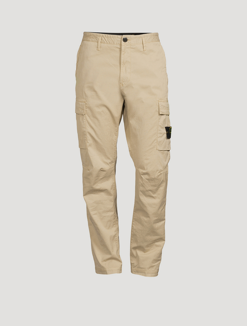 STONE ISLAND Cotton Twill Stretch-TC Cargo Pants | Holt Renfrew
