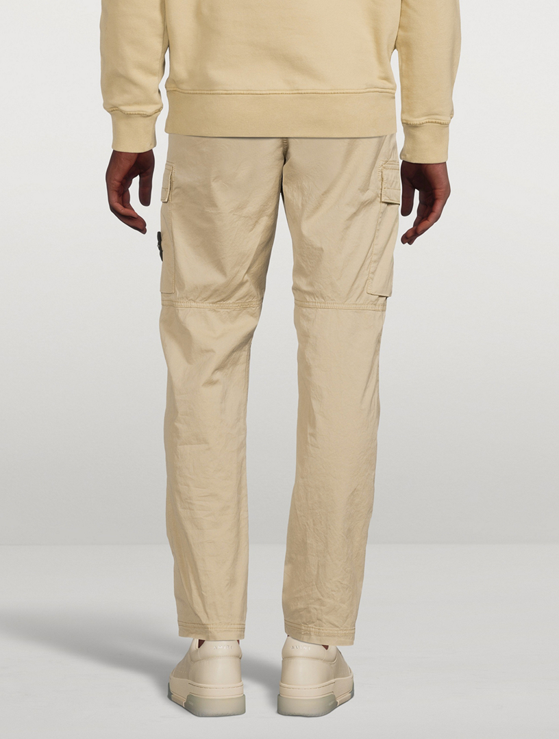 STONE ISLAND Cotton Twill Stretch-TC Cargo Pants | Holt Renfrew