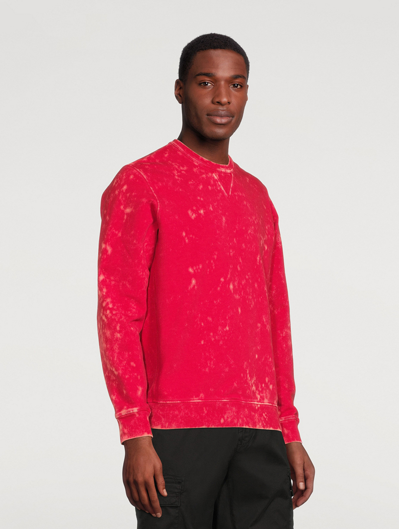 STONE ISLAND Cotton Fleece Sweatshirt | Holt Renfrew