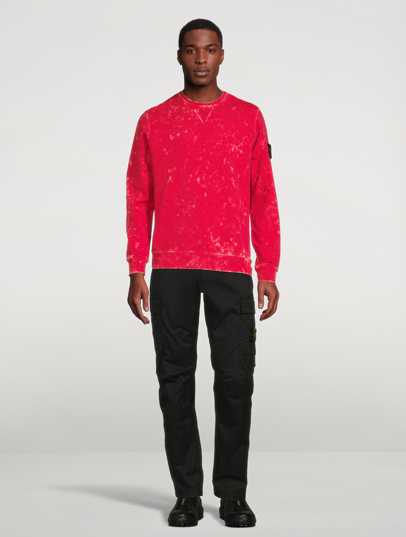 STONE ISLAND Cotton Fleece Sweatshirt | Holt Renfrew