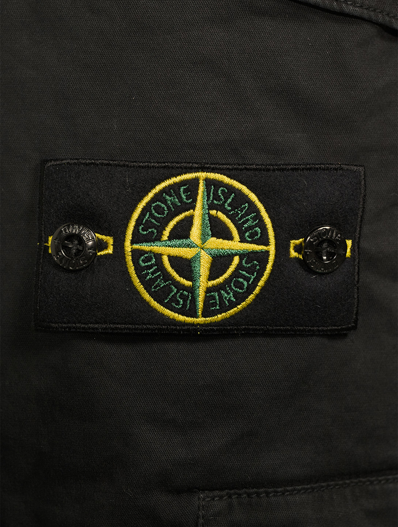 STONE ISLAND Stretch Broken Twill Shorts With Old Effect | Holt Renfrew