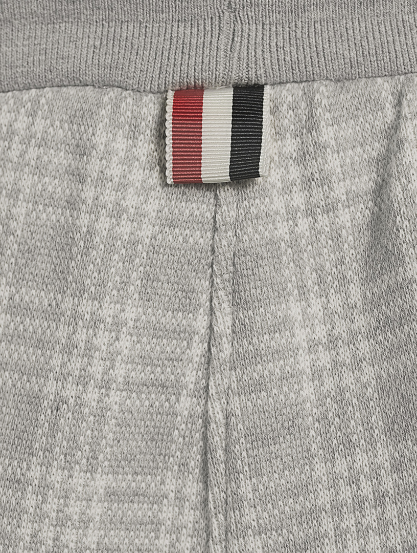 Micro-Check Jacquard Sweatpants