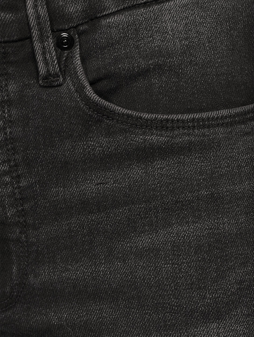 Good Legs Shadow-Pocket Skinny Jeans With Broken Hem