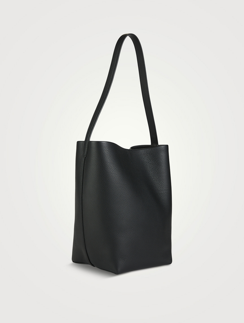 N/S Park small textured-leather tote