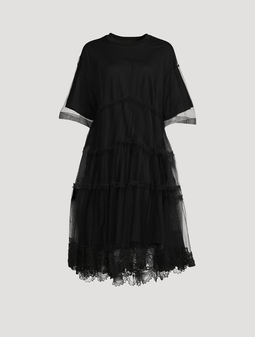 short denim dresses for women Blue Frilly Square Neck Bustier Puff Sleeve Short Denim Dress