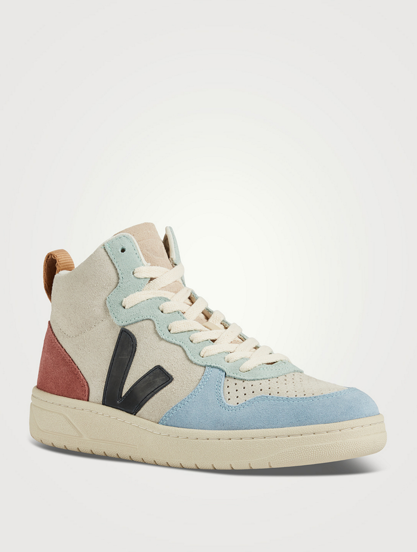 V-15 Suede High-Top Sneakers