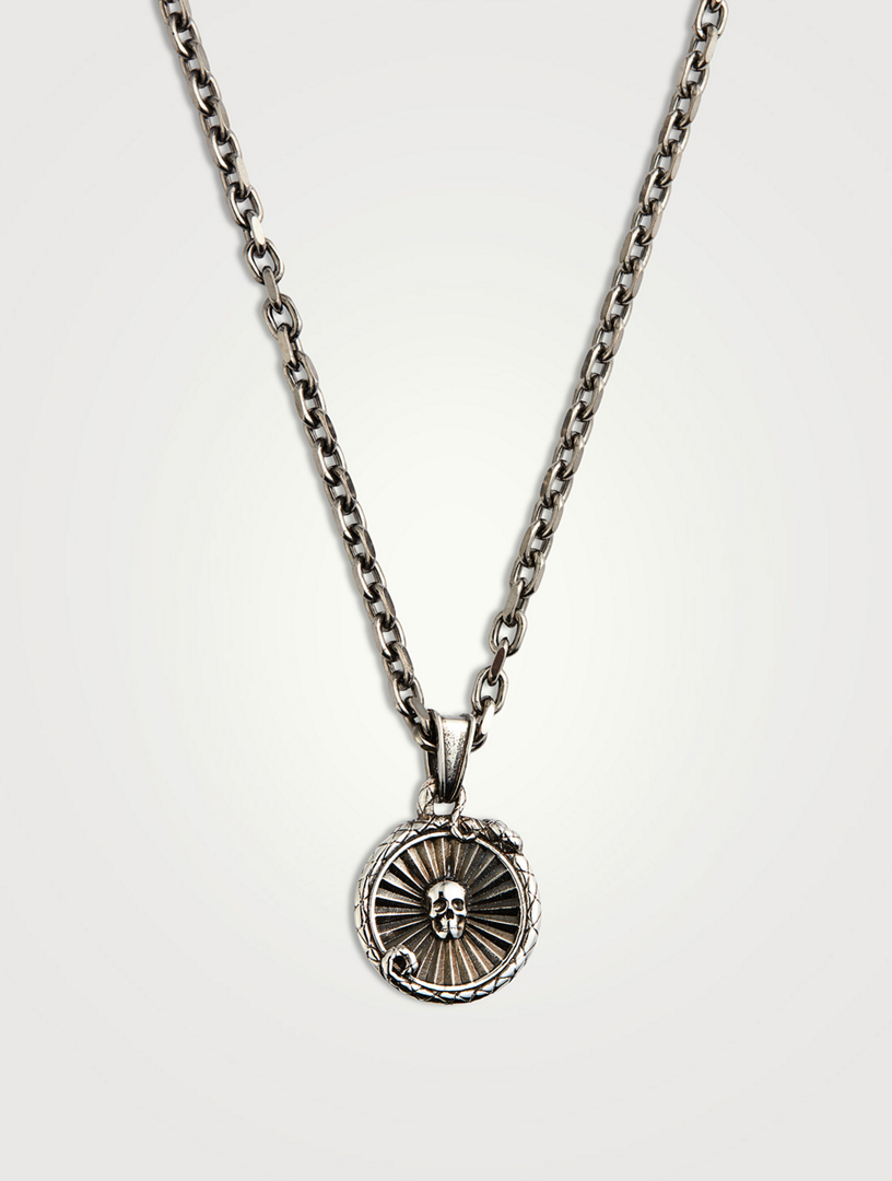 MCQUEEN Medium Snake Coin Necklace | Holt Renfrew
