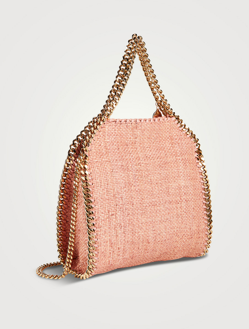 STELLA MCCARTNEY Mini Falabella Raffia Tote Bag | Holt Renfrew