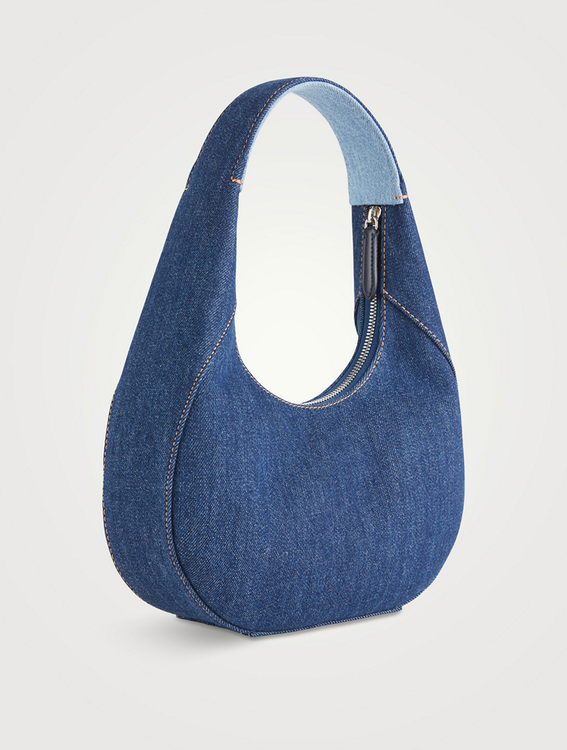 Small Stella Logo Denim Shoulder Bag