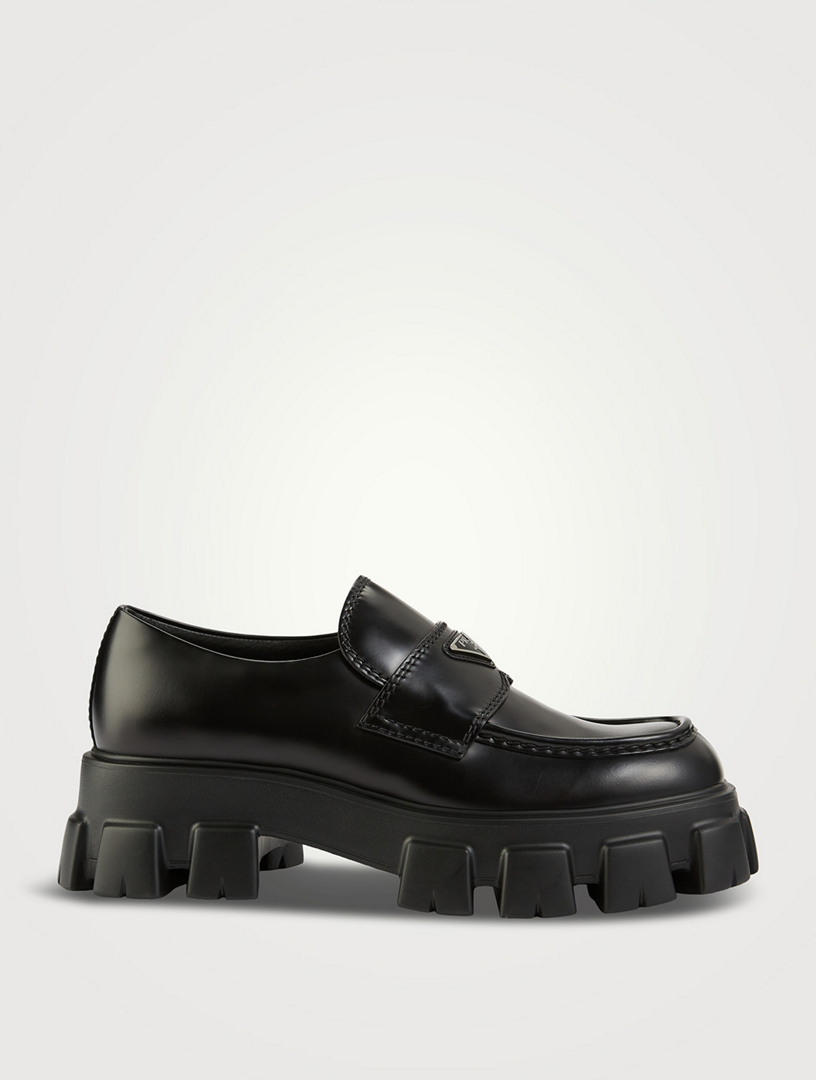 Prada moccasins on sale