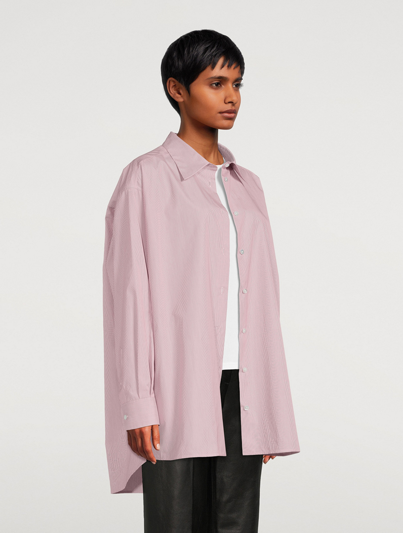 Luka Cotton Shirt Striped Print