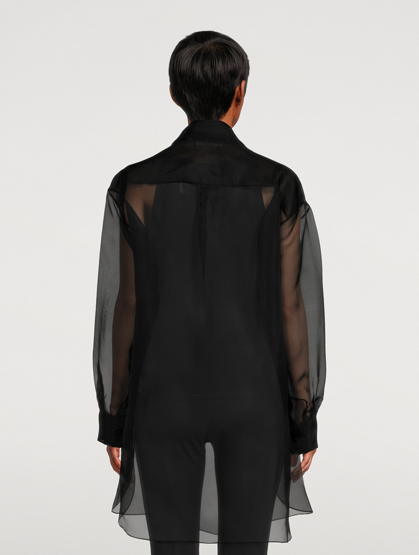 Talia Silk Organza Shirt