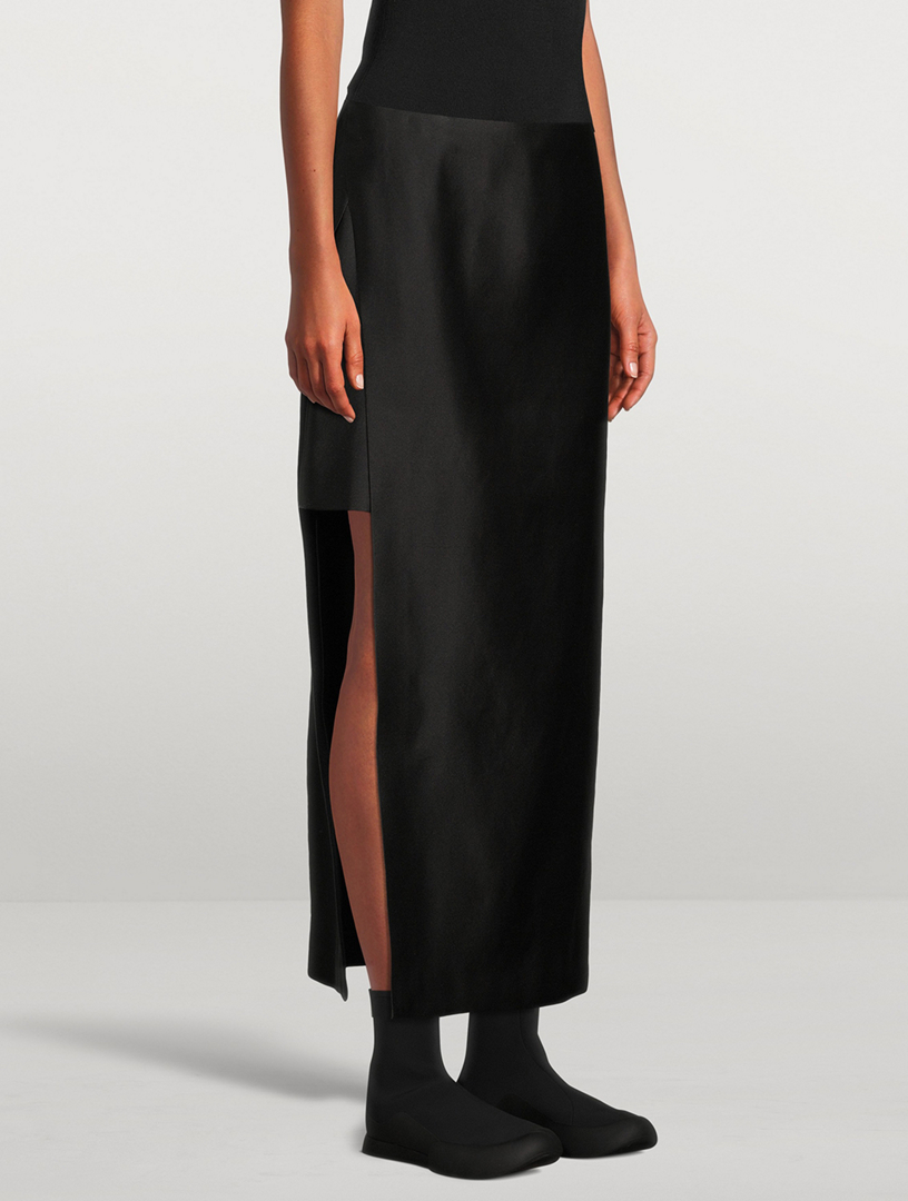 Kanita Silk Midi Skirt