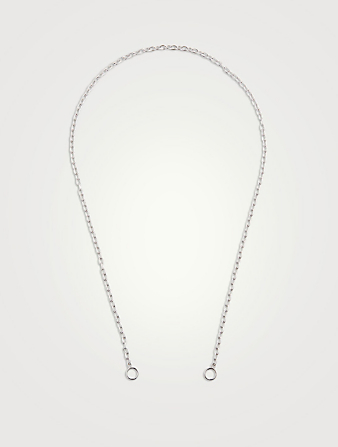 18-Inch 14K White Gold Pulley Chain
