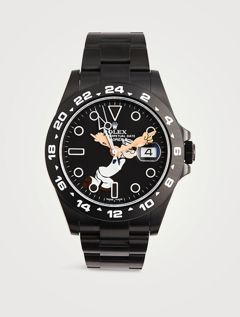 LABEL NOIR Stainless Steel Watch Holt Renfrew