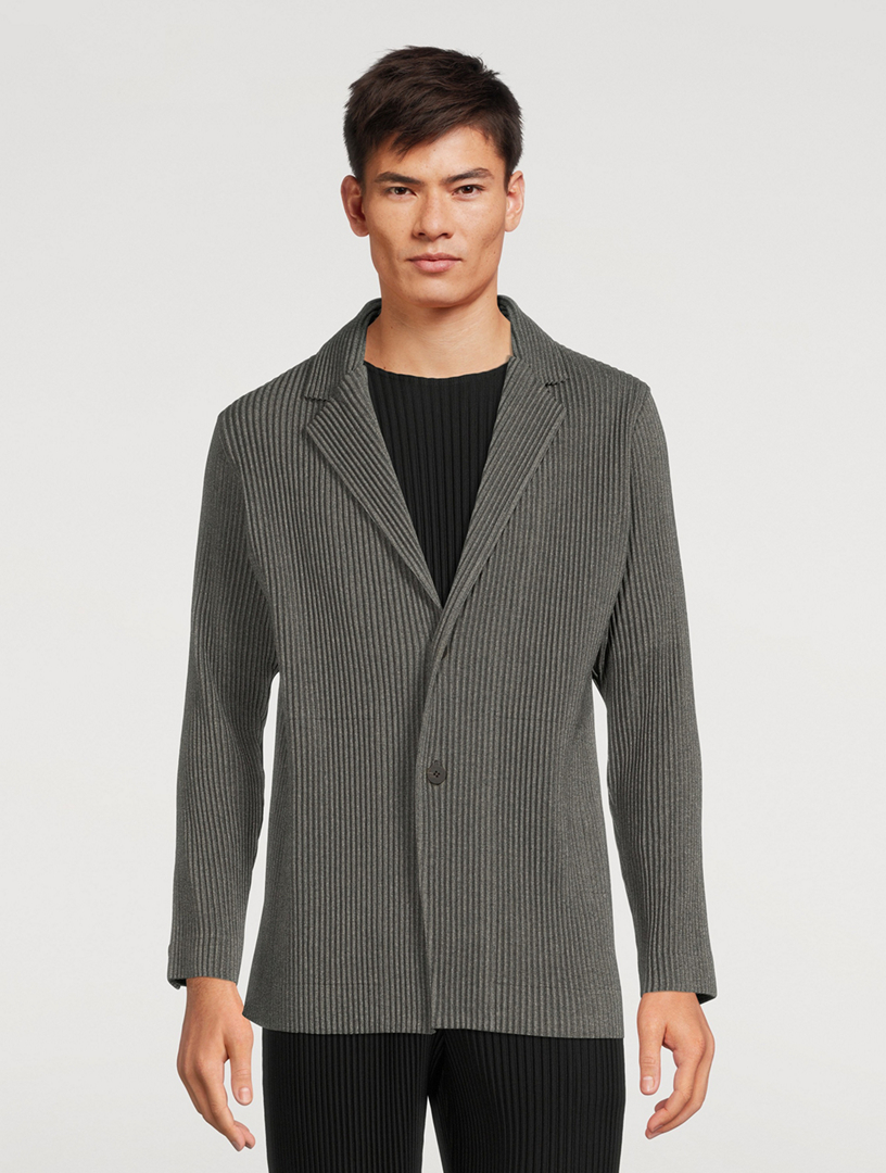 HOMMEPLISSÉ ISSEYMIYAKE WOOL LIKE LIGHT HOMME PLISSÉ ISSEY MIYAKE Wool Like Light Jacket | Holt Renfrew