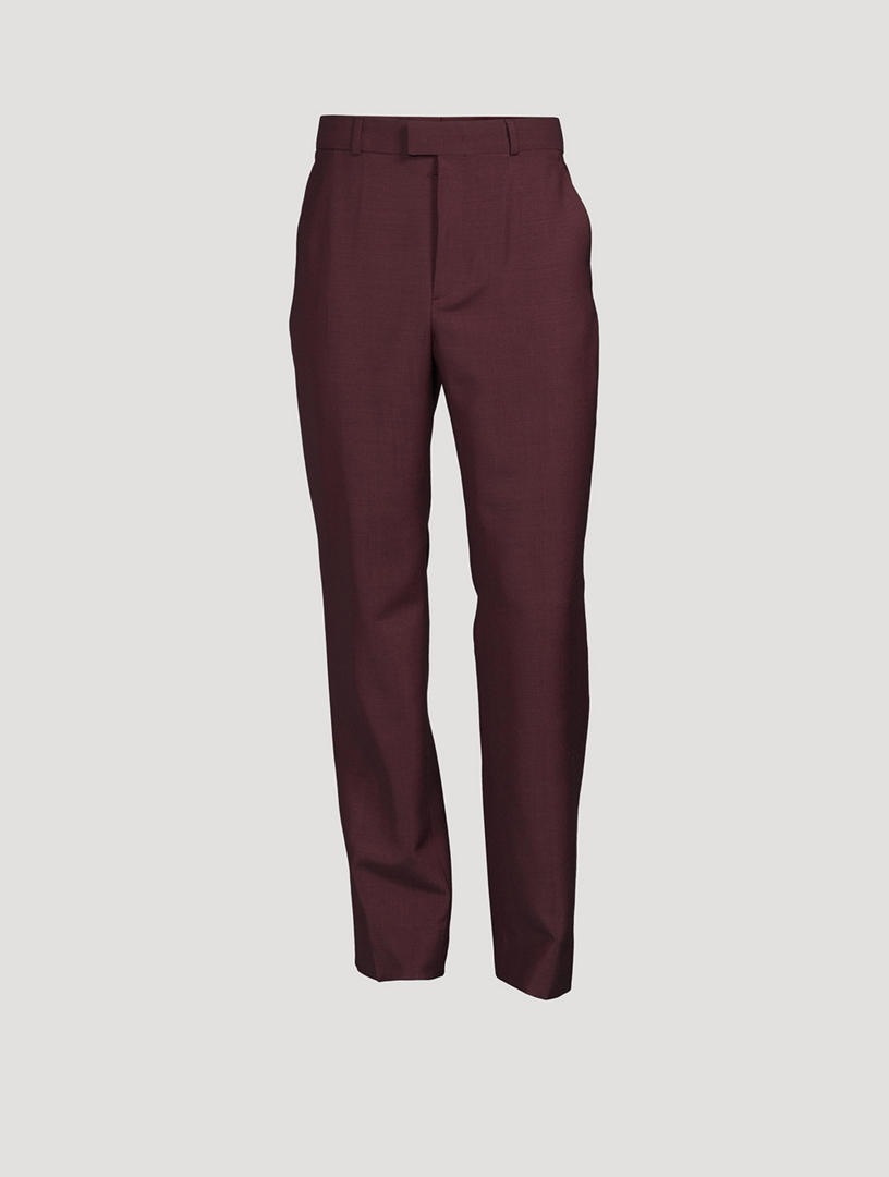 VALENTINO Mohair and Wool Dress Pants