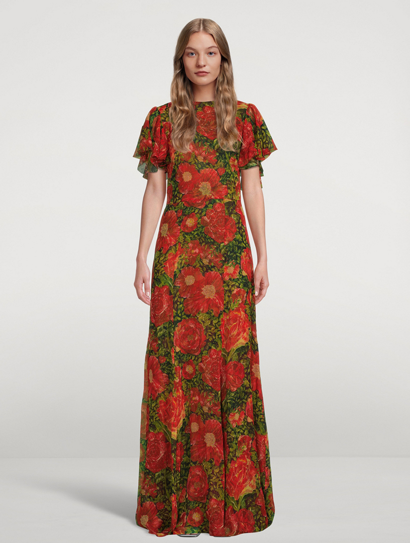 Light Sleeper Silk Long Dress