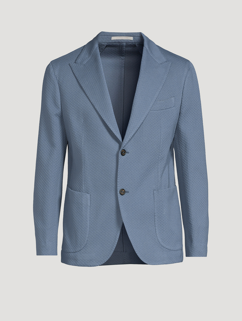 Cotton Single-Breasted Jacket