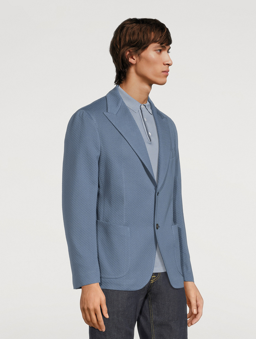 Cotton Single-Breasted Jacket