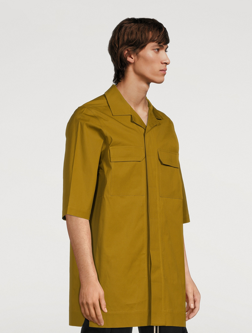 RICK OWENS Magnum Short-Sleeve Shirt | Holt Renfrew