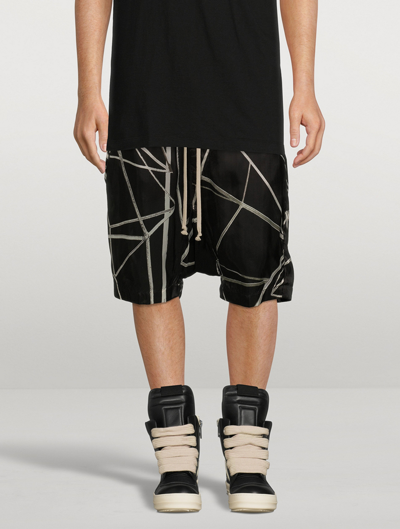 Rick Owens DRAWSTRING PODS SHORT PANTS-