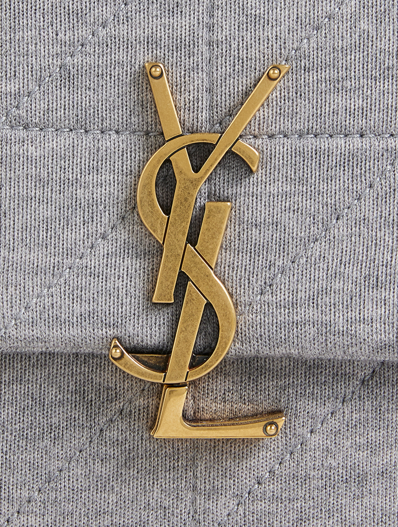 SAINT LAURENT Mini Jamie YSL Monogram Wool Bag | Holt Renfrew