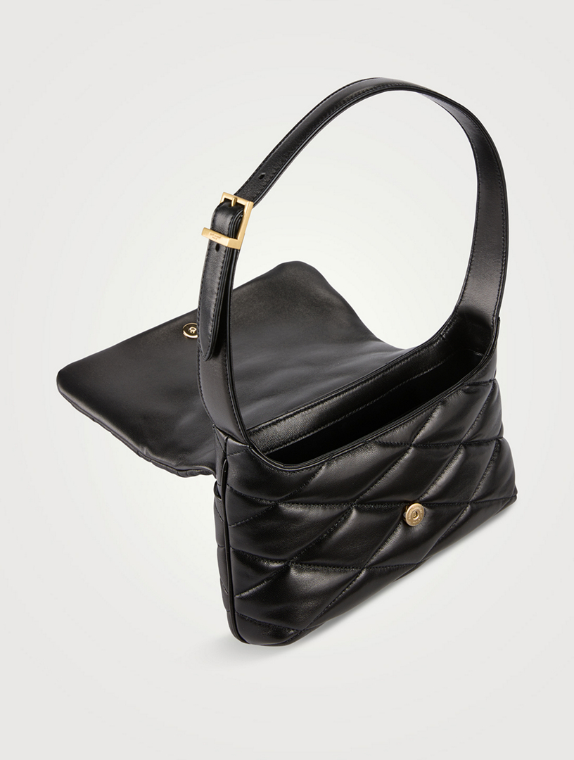 SAINT LAURENT Le 57 YSL Monogram Quilted Leather Shoulder
