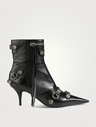 Cagole Leather Booties