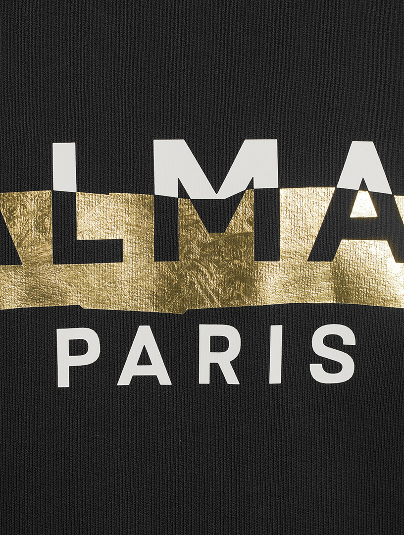 Cotton Foil Logo Hoodie