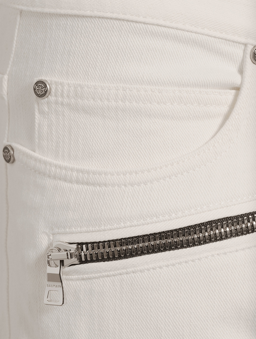 Ribbed Slim-Fit Jeans