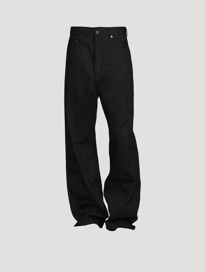 RICK OWENS Geth Cotton Oversized Jeans | Holt Renfrew