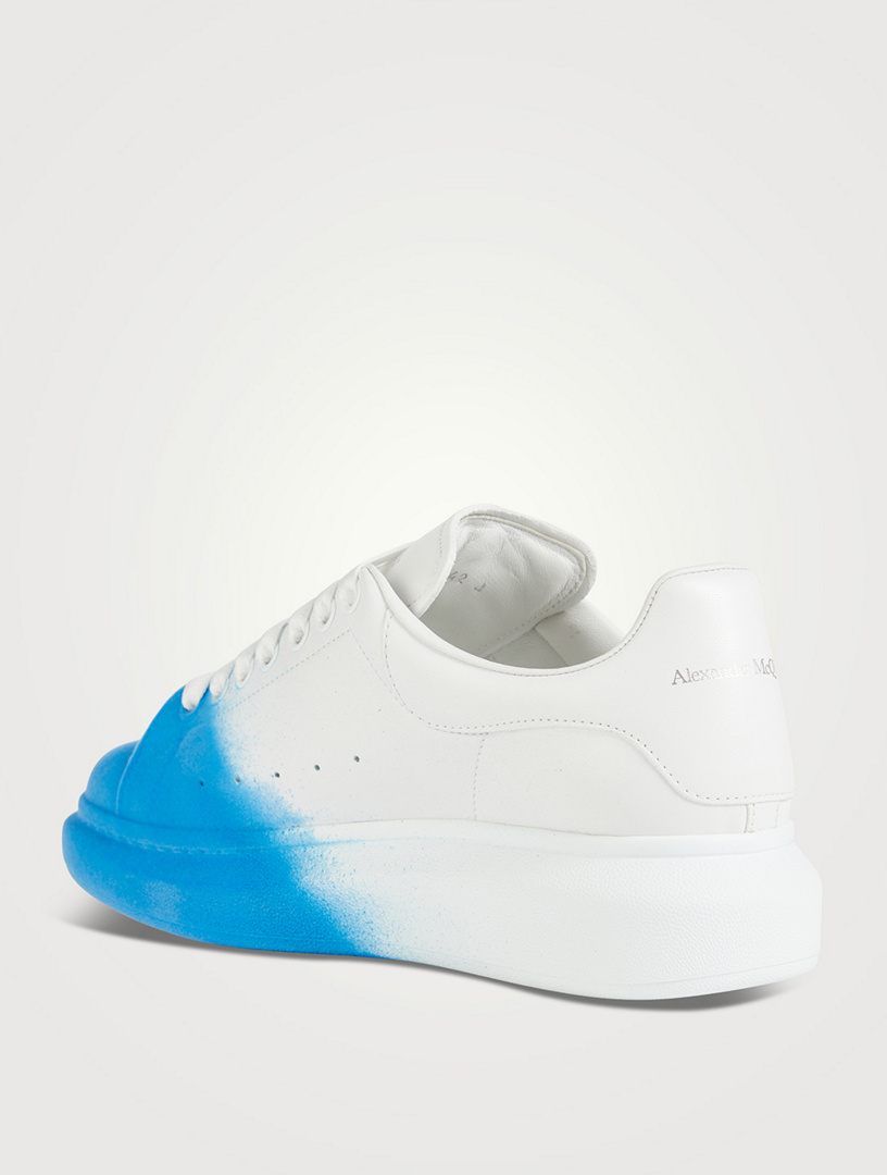 Oversized Spray Leather Sneakers