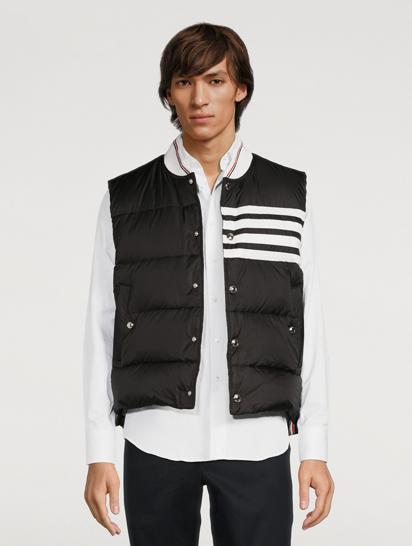 Nylon Four-Bar Down Vest