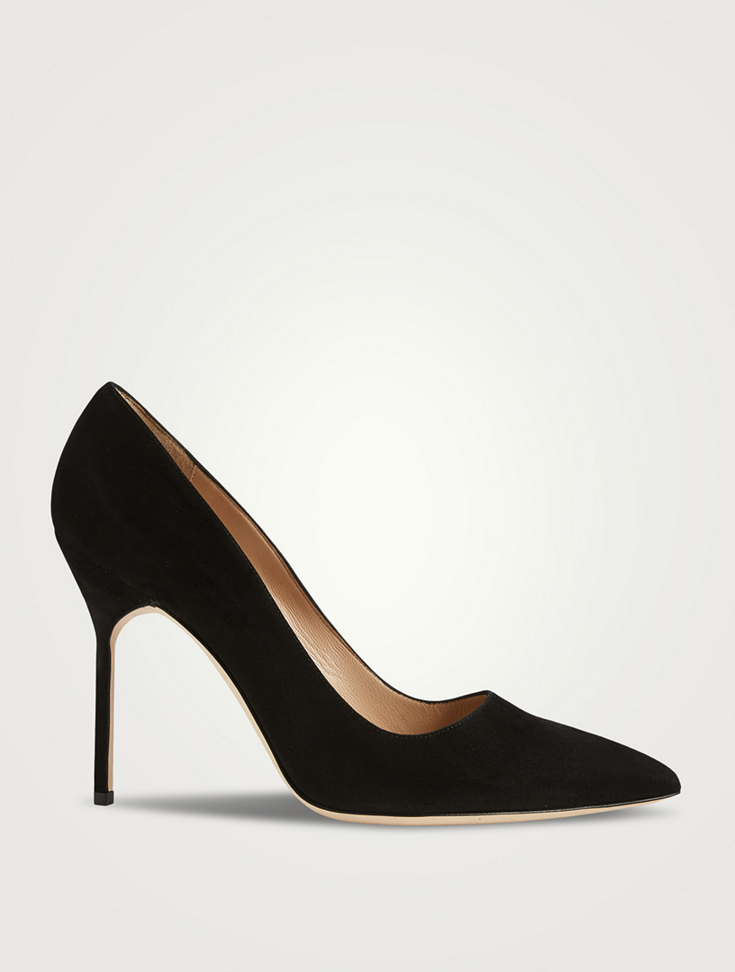 MANOLO BLAHNIK BB 105 Suede Pumps