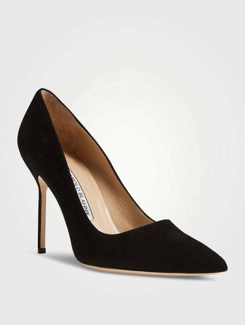 Manolo blahnik bb hot sale 15mm suede pump